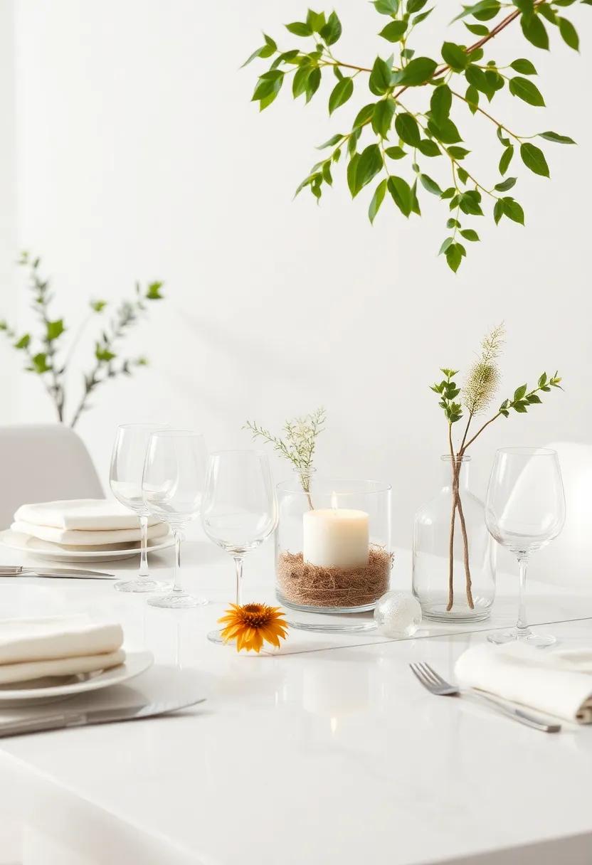 Eco-Friendly Decor: Use sustainable ‍materials for table accents and centerpieces that reflect your commitment to environmental consciousness