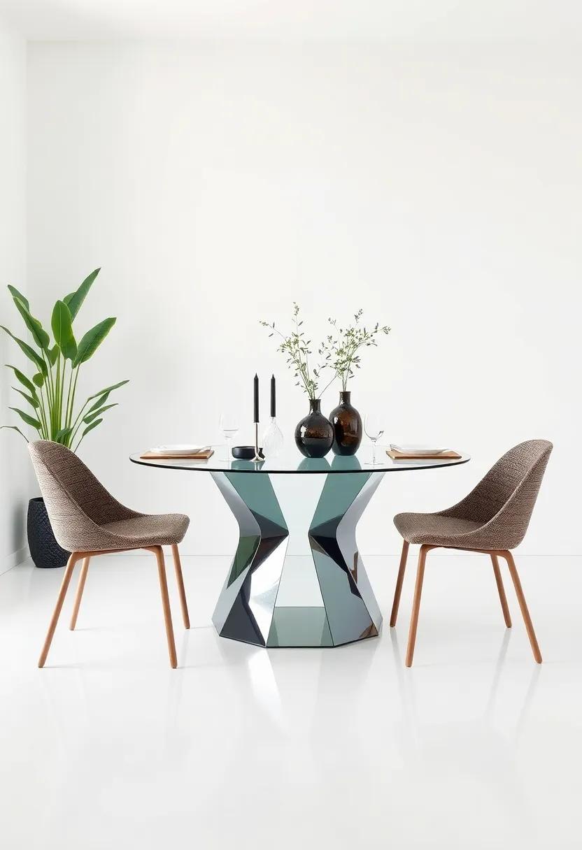 Minimalist Charm: Embrace a less-is-more philosophy with minimal decor that allows the glass table’s beauty to shine through