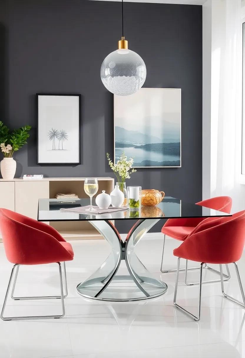 Personal Touches: Showcase⁣ family photos or cherished mementos under a glass​ table to celebrate your personal story visually