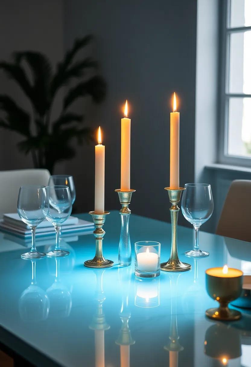 Candlelight Glow: Setting the Mood with Thoughtful Candle Arrangements