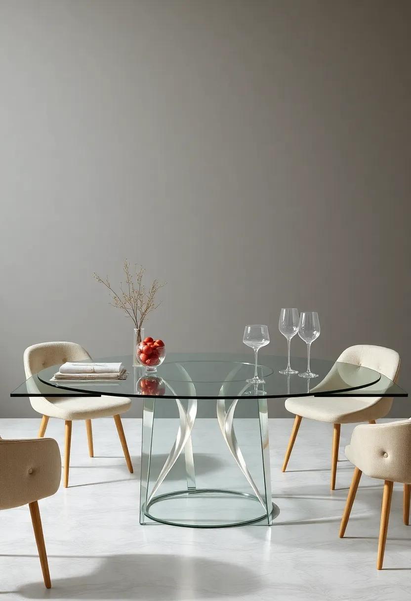 Seasonal Themes: Infusing Festive Touches into Your Glass dining Table