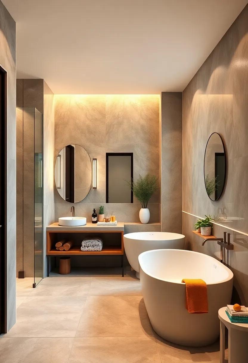 Modern Minimalism: Embracing Clean Lines for ‌a Spacious Feel in Guest Bathrooms