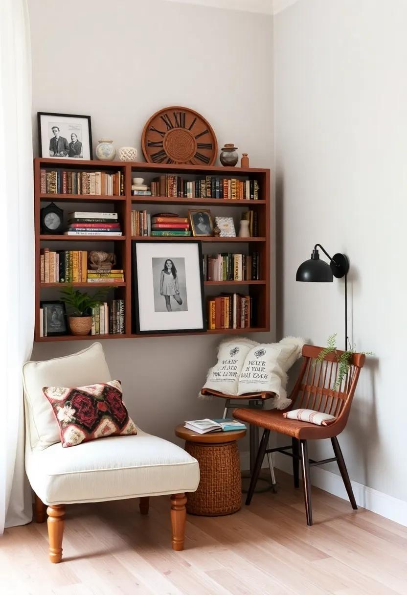 Curated Collections: Showcasing Art and Vintage Finds for Added Character