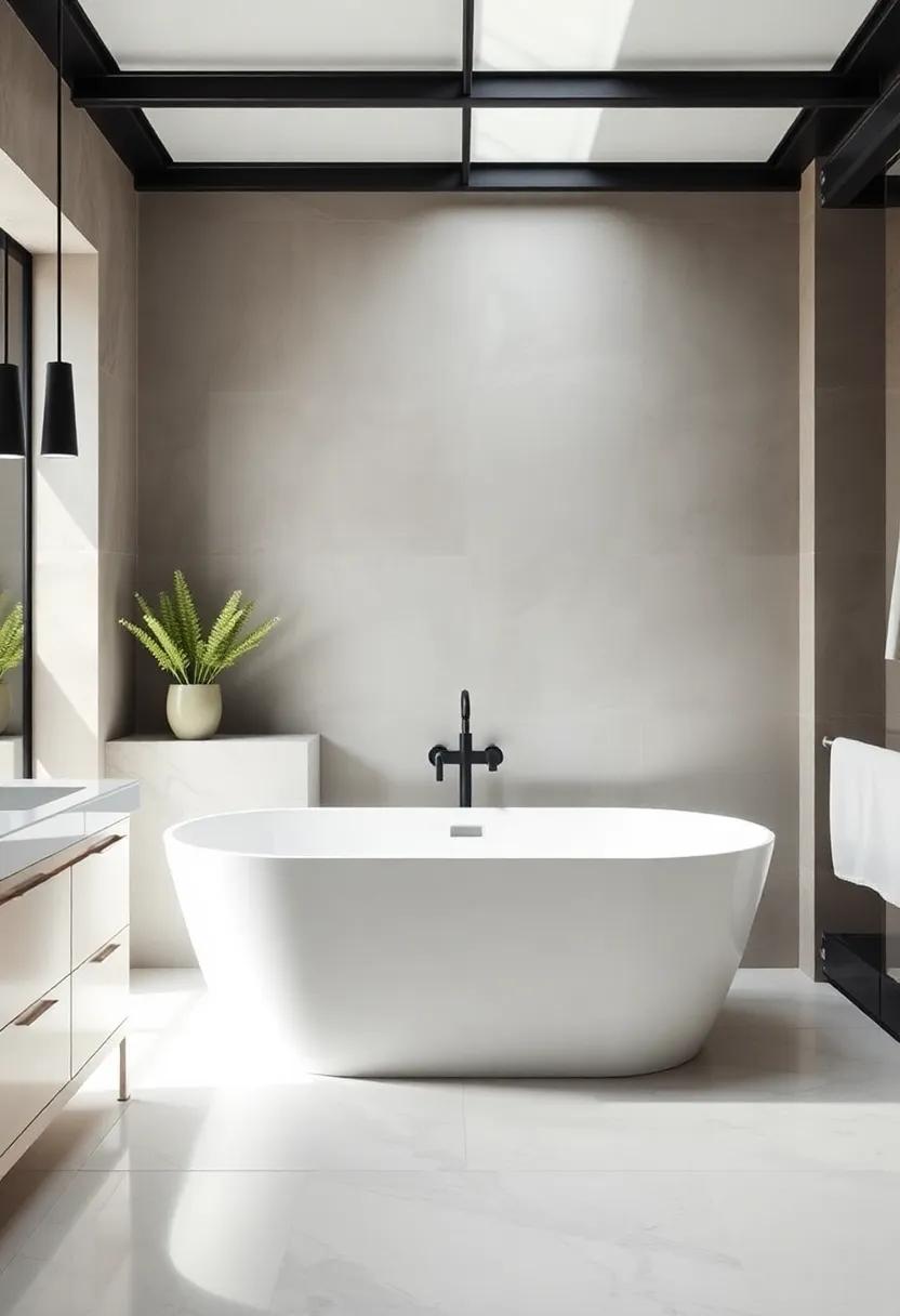 Focal Points: Statement Bathtubs as Centerpieces in‌ industrial ‍Bathrooms