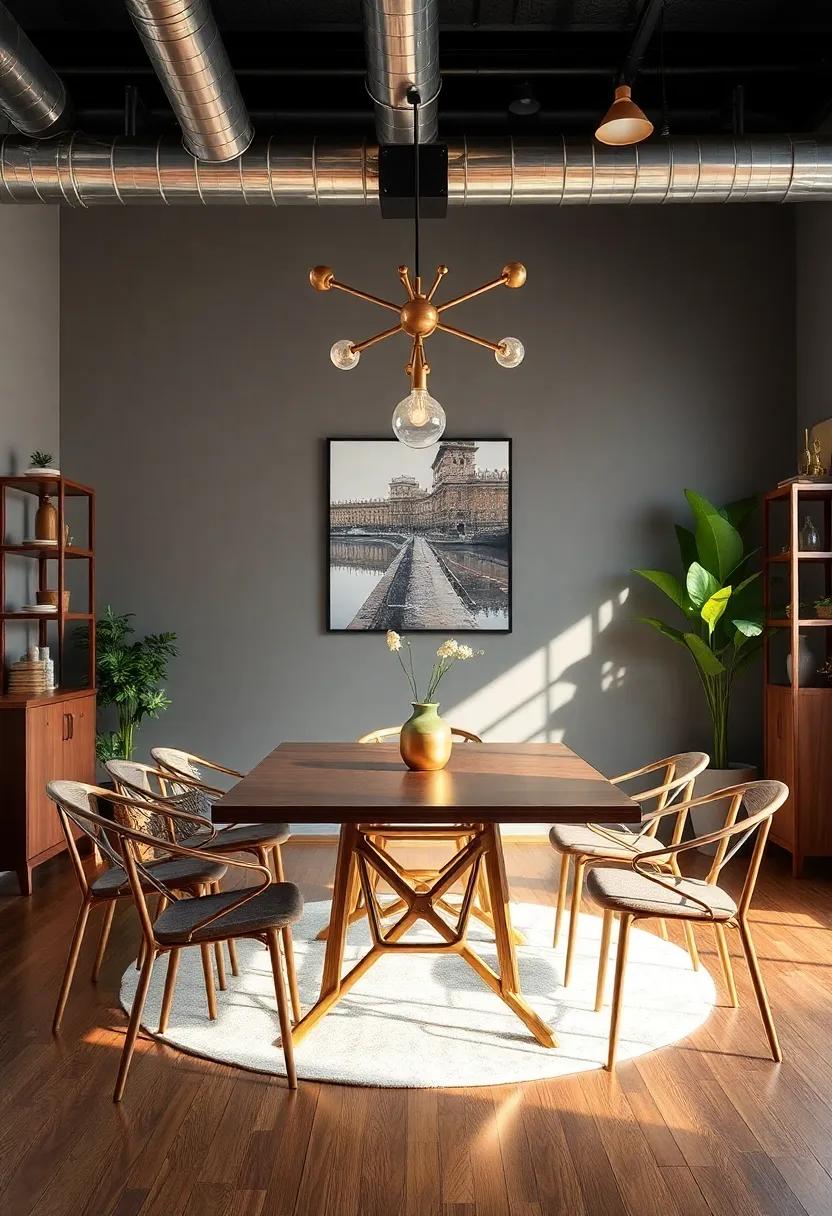 Use Metallic Accents: Incorporate brass or copper fixtures, chairs, or decor ⁤to introduce warmth and a touch⁢ of elegance to the⁢ industrial vibe