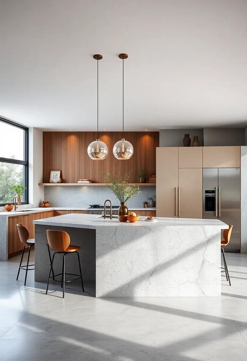 Exploring Unique Materials for Kitchen Islands That ⁤Make a Statement