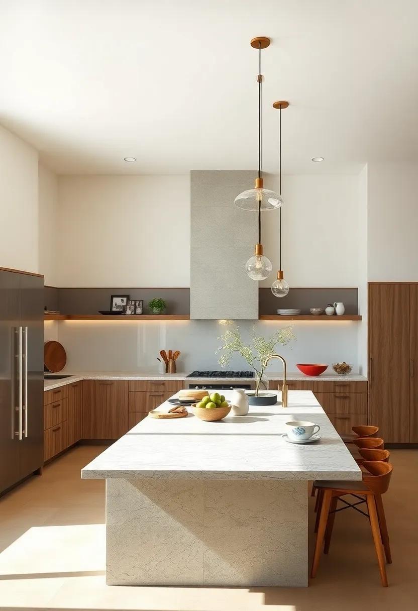 Making a Splash ⁤with Eye-Catching Fixtures Above Your⁤ Kitchen Island