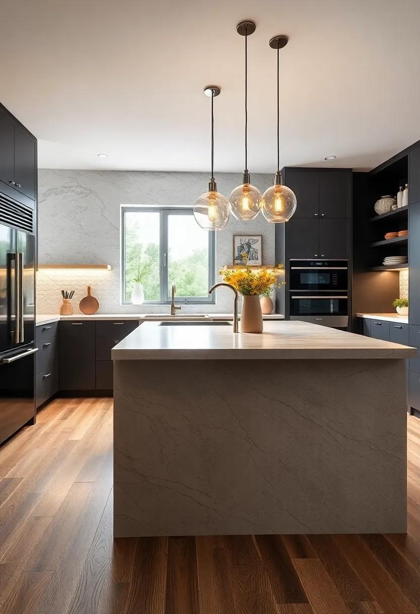 Mixing‌ Textures For a Stunning Kitchen⁢ island ⁣aesthetic
