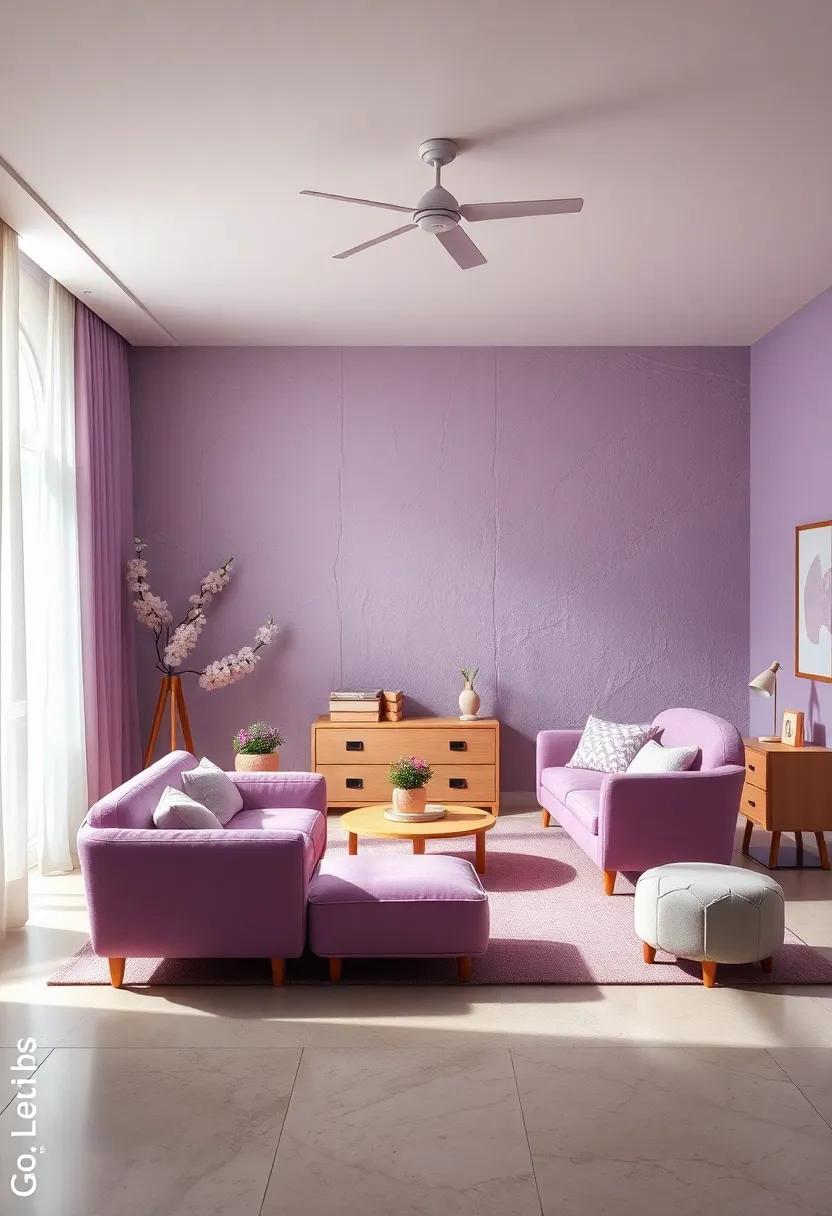 Fabulous ⁣Furniture: Choosing Stylish Pieces in ⁢Soft Lavender Shades