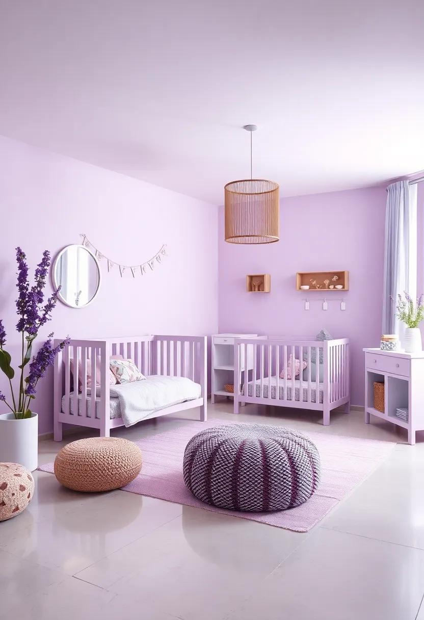 Safe and Sound: Ensuring Child Safety with Lavender-Themed Nursery Essentials