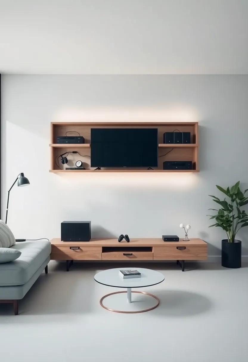 Floating ⁤Shelf ‌Pairings: Complementing Media ⁢Components and Accessories