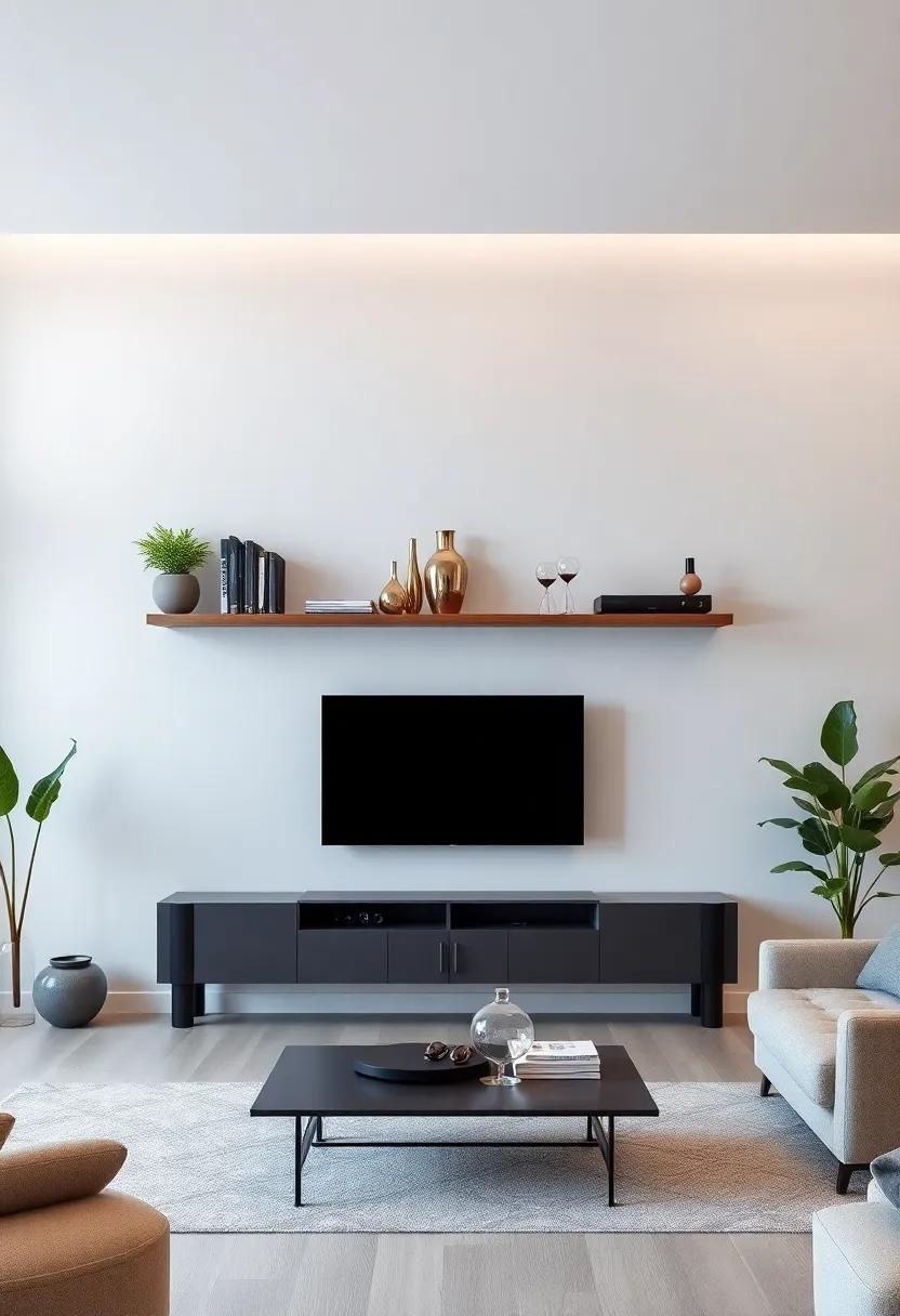 Floating Shelves ​as a Focal Point:‌ Stunning ⁢Visual⁣ Arrangements