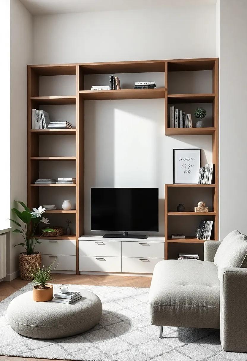 Minimalist ⁣Approaches: Streamlined Shelves for Modern Living Spaces
