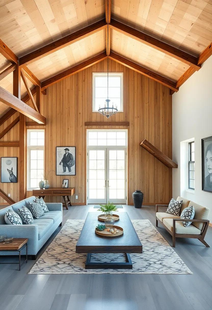 Artistic Inspirations: This barn home serves as a canvas for artistic‌ expression,⁣ showcasing local artworks and unique design elements