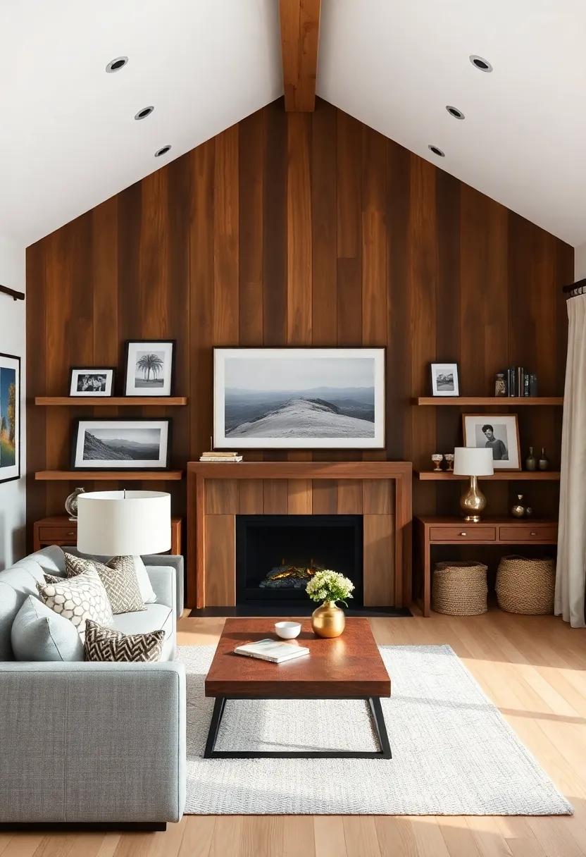 Gallery⁢ walls: This‍ barn-inspired design highlights designated spaces to ⁤showcase family photos and art, creating a personalized atmosphere