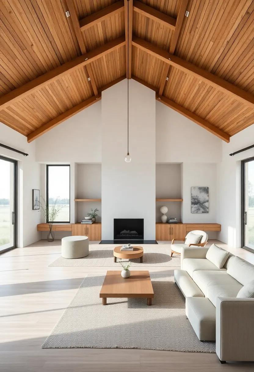 Modern Minimalism: Discover ⁢a sleek barn design that incorporates‌ clean lines‍ and a ⁢neutral ‍color palette, offering a calming retreat in the countryside