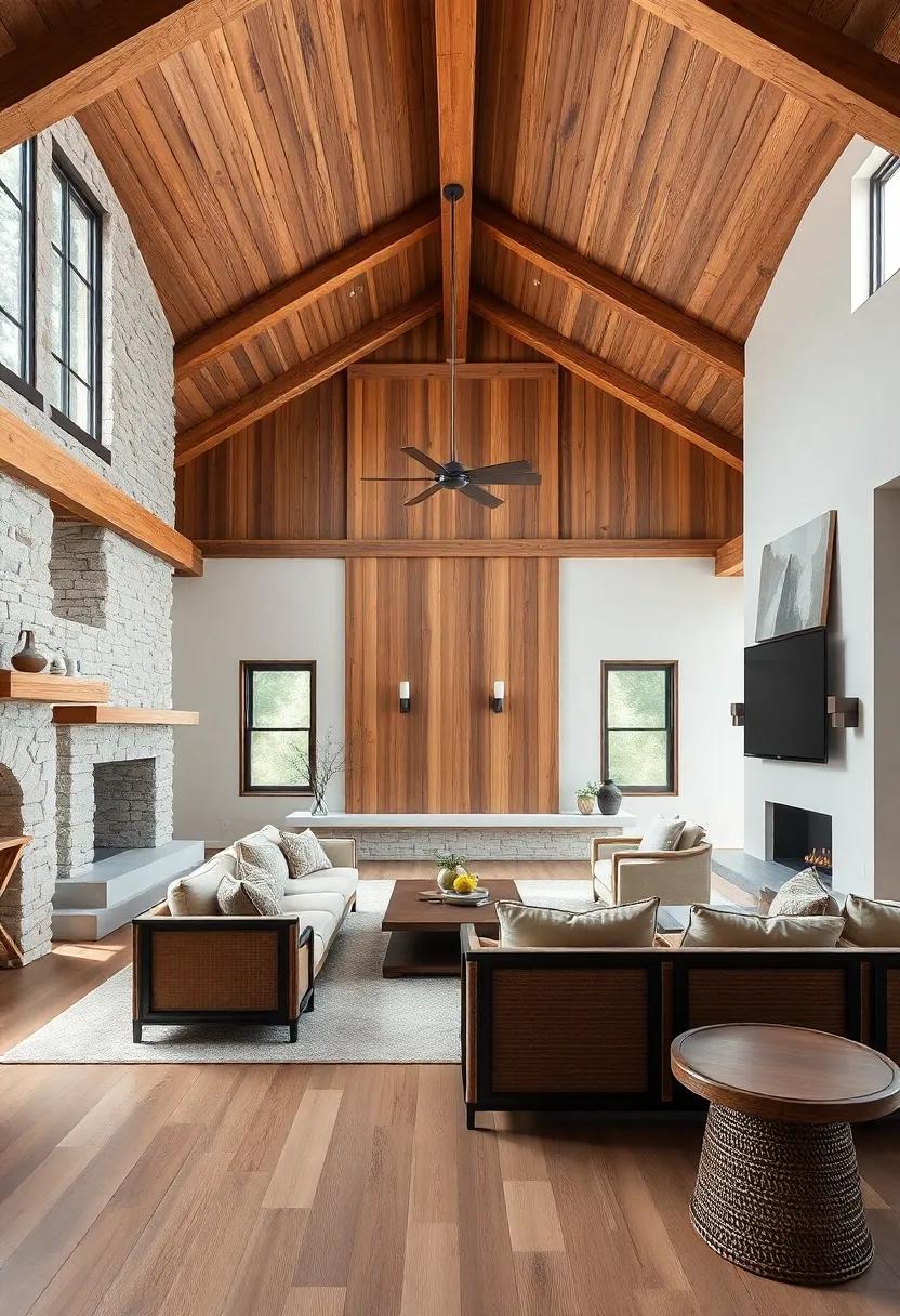 Natural ⁣Materials: Discover how stone,wood,and other ⁣natural elements enhance the beauty and elegance of barn-style interiors