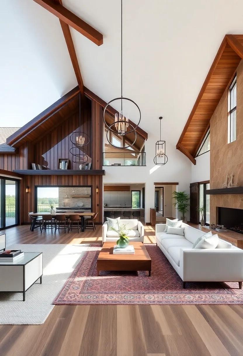 Open Concept Wonder: This spacious⁢ layout ⁢showcases the beauty of barn-style architecture while ‌providing ⁢ample room for living and entertaining