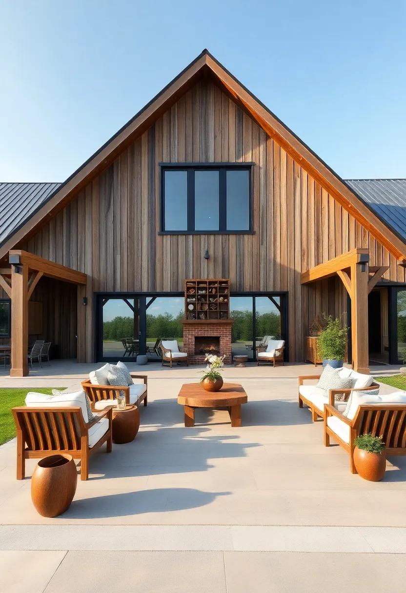 Serene Outdoor Living: ‌This stunning ⁢barn ⁤home ⁣features expansive outdoor spaces,⁢ perfect for entertaining or ⁢enjoying ⁣quiet mornings⁢ with nature