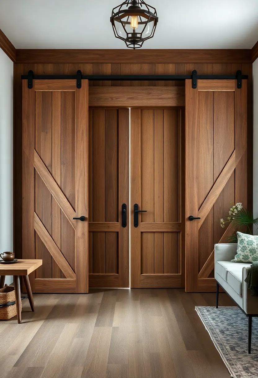 Vintage Charm: Discover the beauty of vintage barn ⁢doors and handcrafted elements that add character to modern luxury living spaces