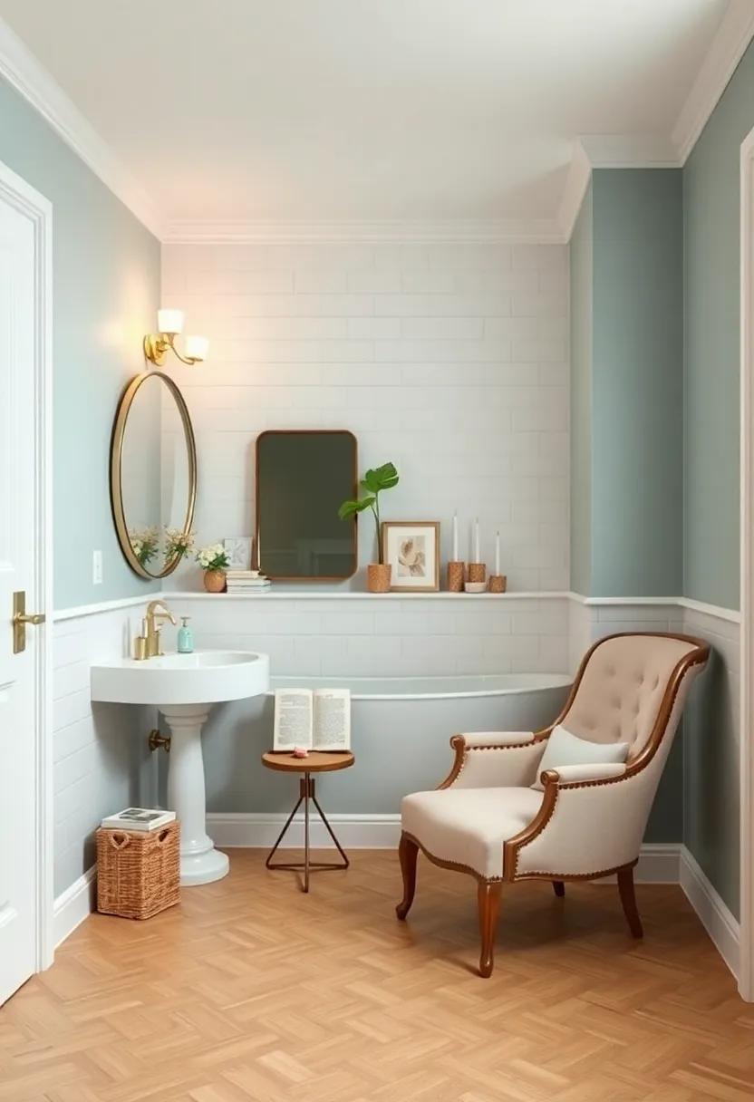 Create a Cozy Reading Nook: If space allows, include a small chair or chaise in the corner, inviting leisurely moments with a ‌good book
