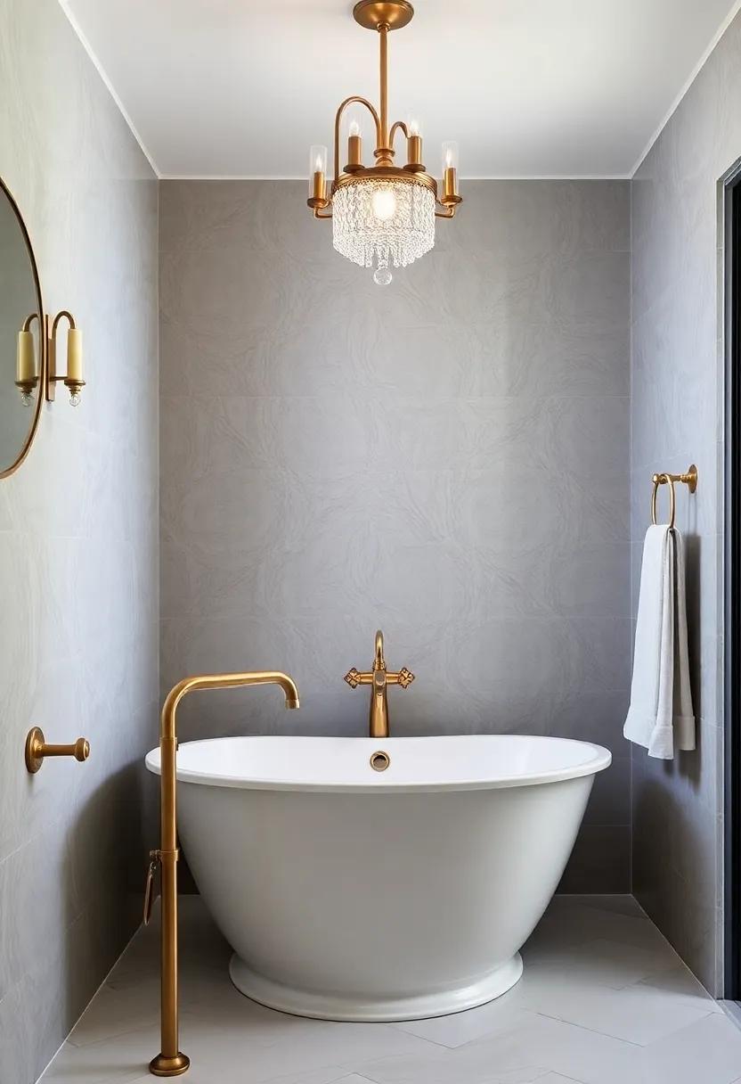 Install Vintage-Inspired Fixtures: Opt for polished brass or bronze faucets and showerheads that echo a⁤ bygone era of ⁤craftsmanship and style