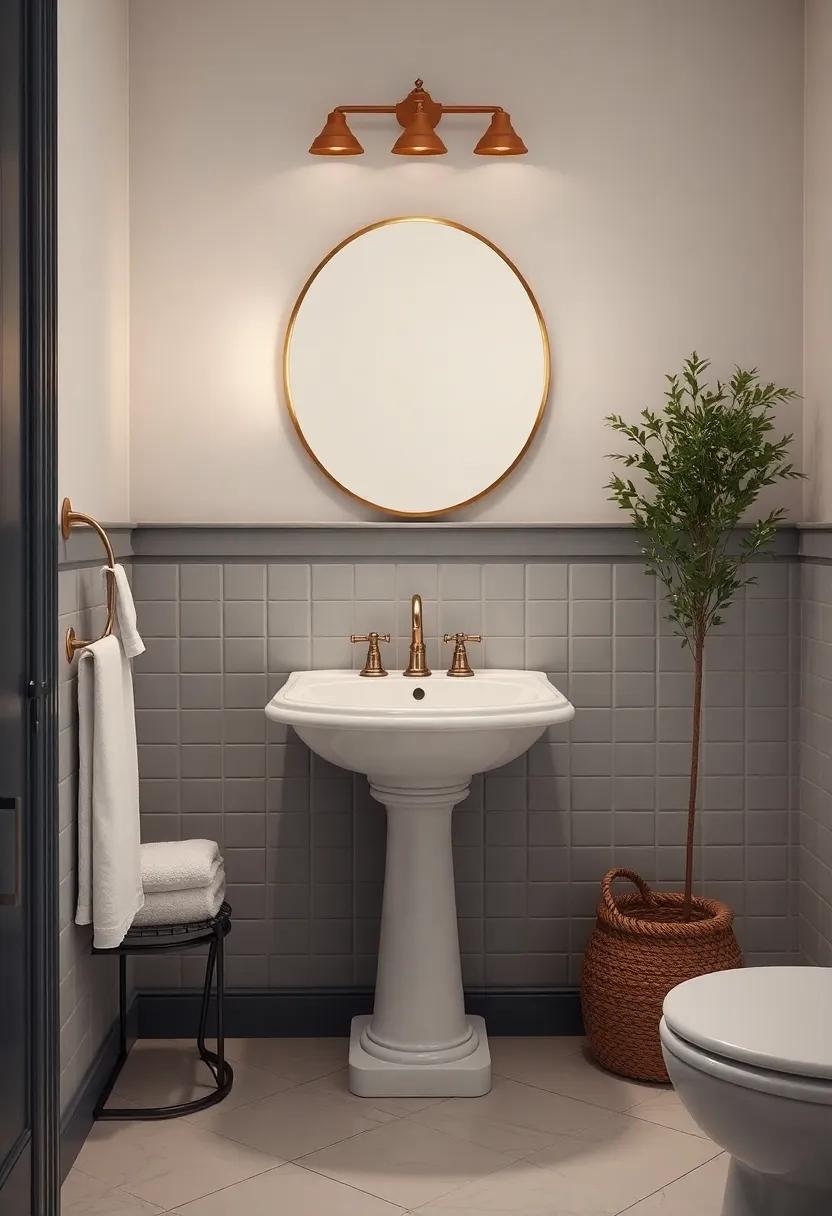 Opt for a Pedestal⁢ Sink: A pedestal sink not only saves space but also embodies the graceful lines characteristic of vintage design