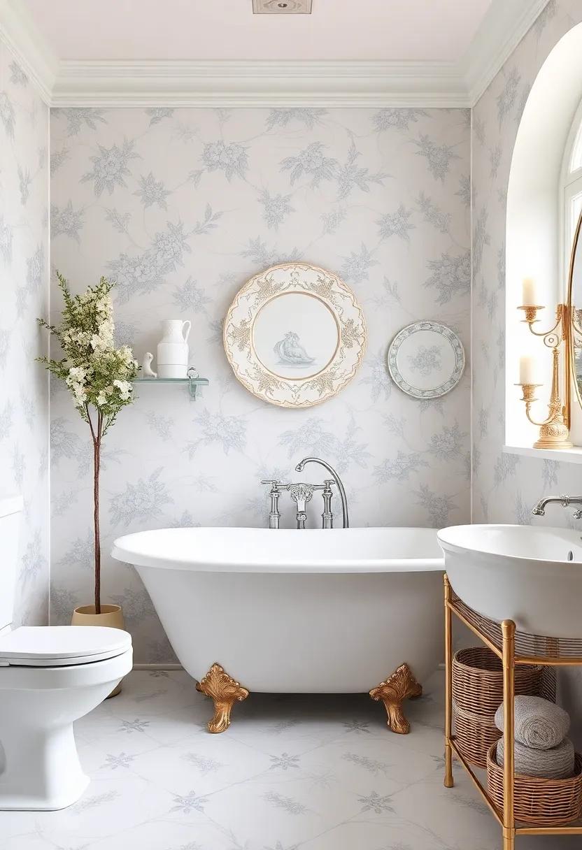 Showcase Vintage China: Incorporate delicate china pieces as decor, whether ⁢as storage for bath essentials or as beautiful accent items