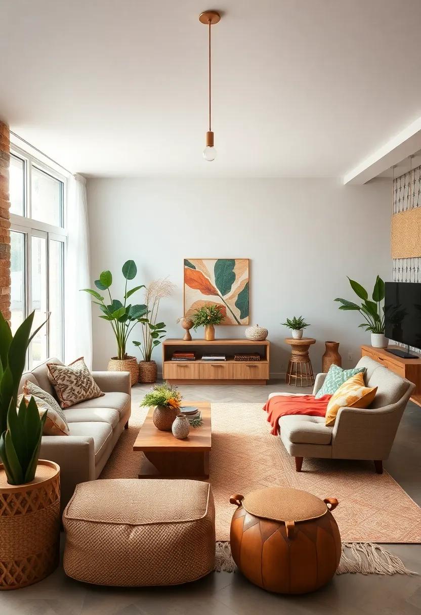 Embrace Earthy Tones:⁤ Use a ⁣warm ‍palette of terracotta, deep ​greens, and ⁤sandy neutrals to create ​a soothing ⁤and grounded atmosphere in your space