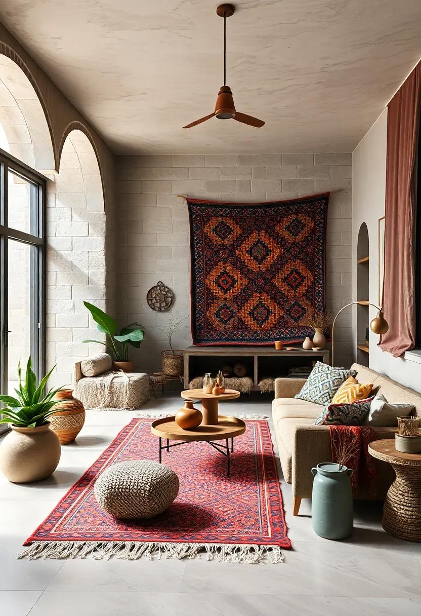 Ethnic Prints and Textiles:‍ Incorporate textiles with ethnic patterns such ‌as ‌kilim or ikat,⁣ infusing layers of cultural richness into ⁢your home