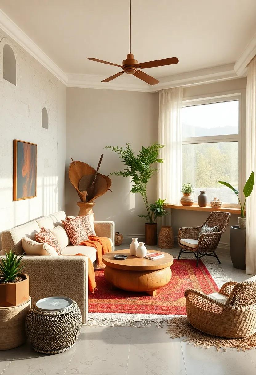 Natural Materials:‍ Choose furniture and décor made from wood, stone,⁢ and ‌other natural materials that⁤ enhance the earthy essence of bohemian styling