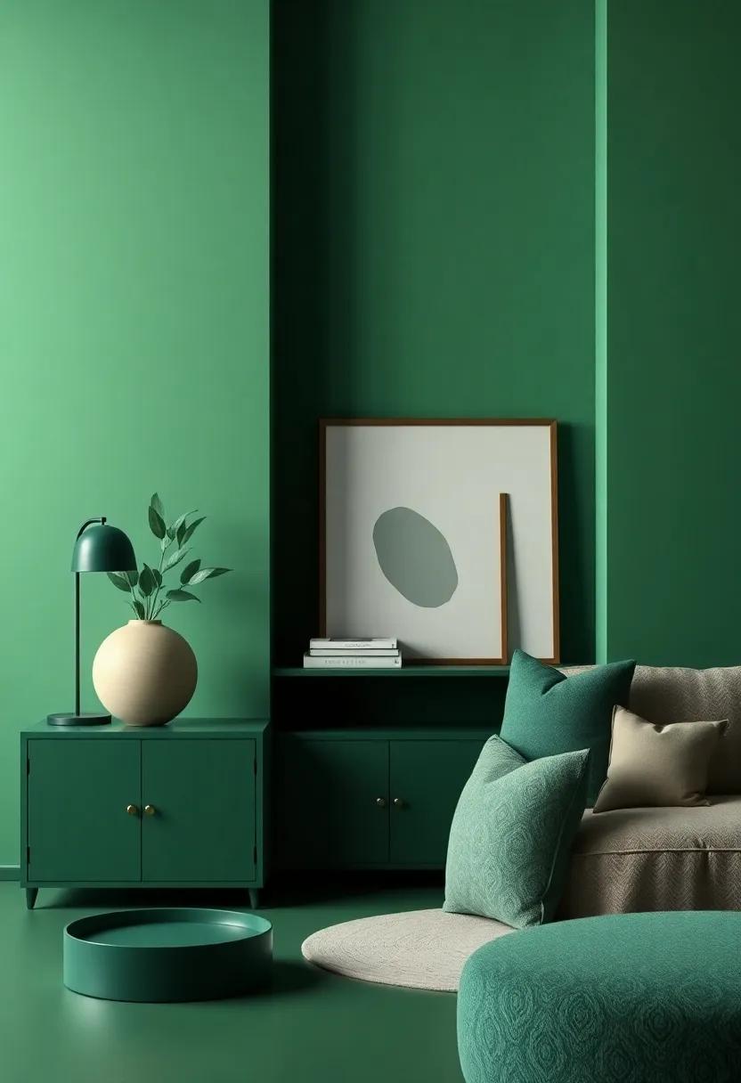 Layering Shades: Combining Dark Green with ⁤Complementary Color Palettes