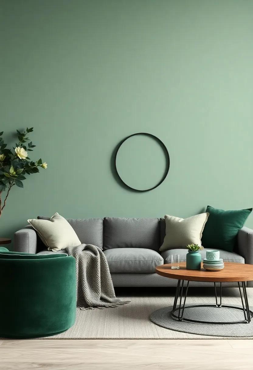 Seasonal Transitions: Refreshing your Space with dark Green Accents throughout the Year