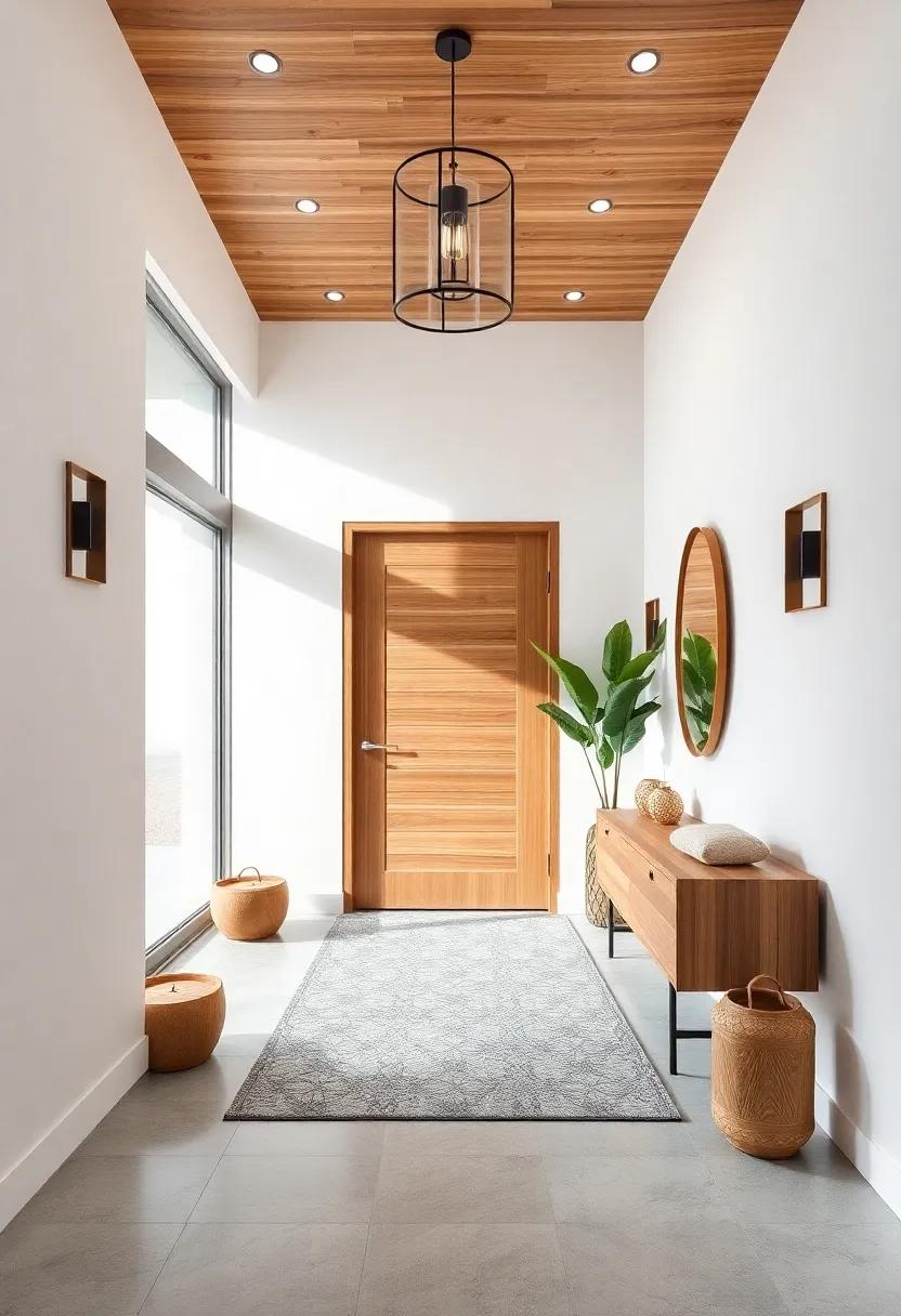 The Charm of Natural Elements in Modern Entryway Design
