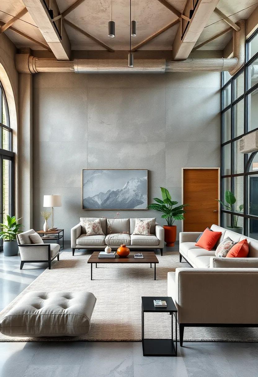 Showcasing Industrial Style through Innovative Furniture Layouts