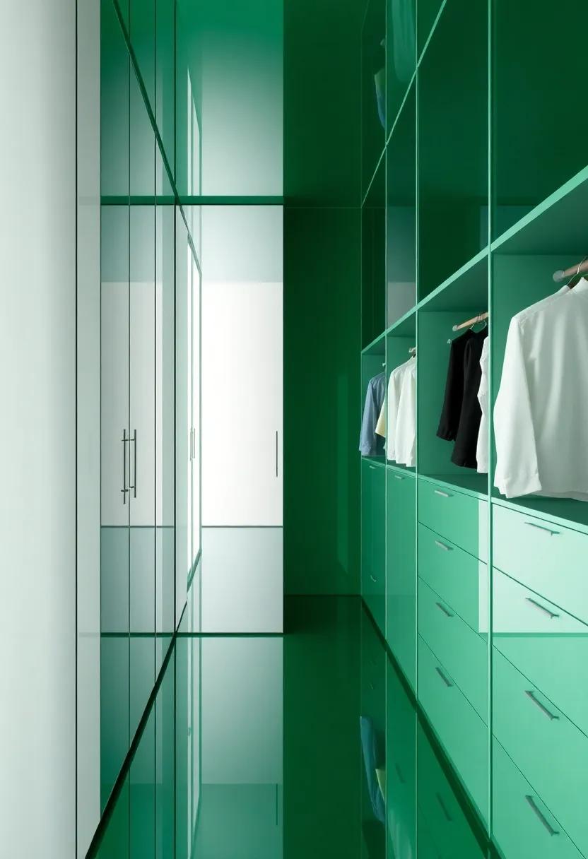 Reflective Surfaces: Utilizing Mirrors for Depth and Glamour in Closet Design