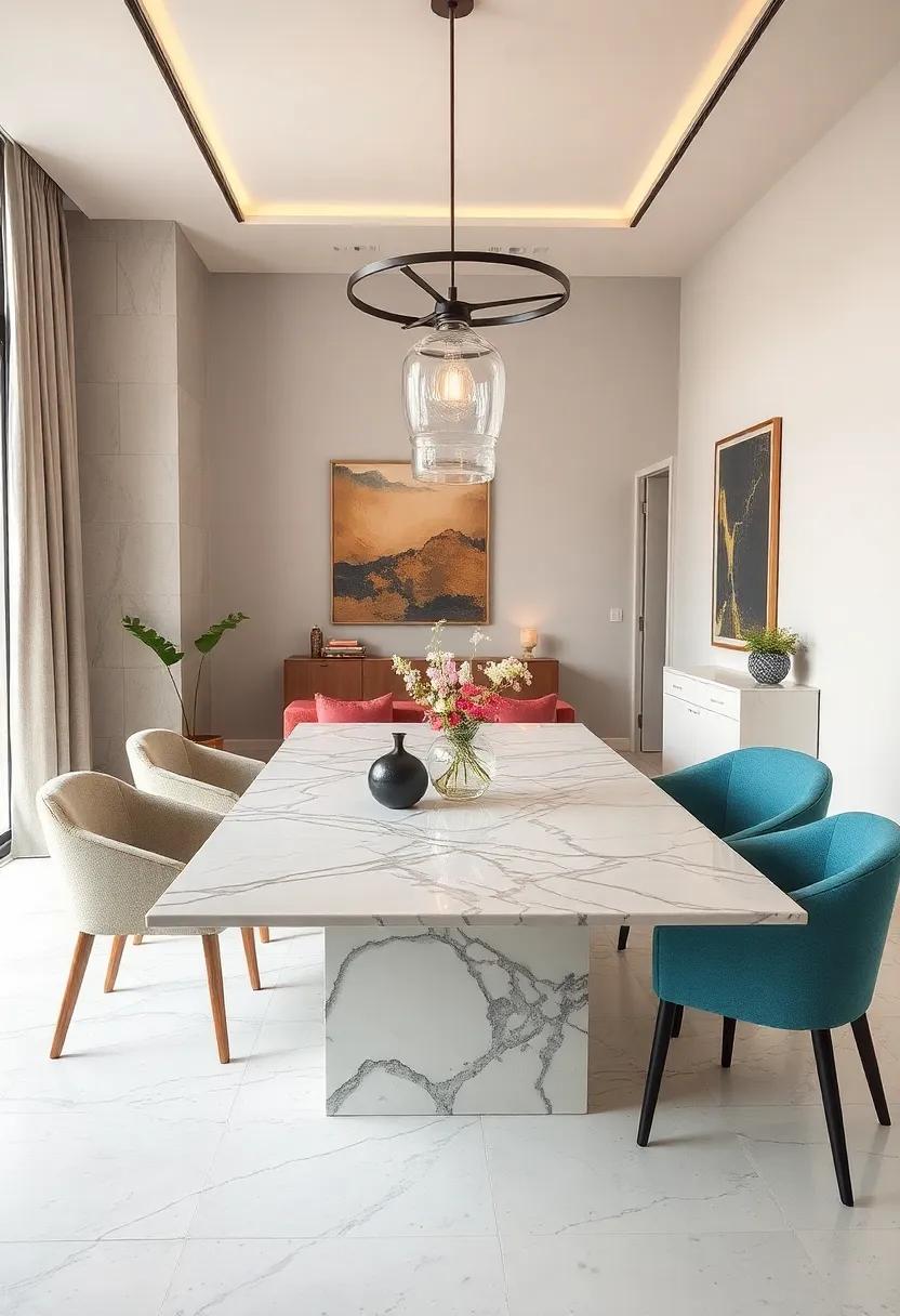 Enjoy the unique patterns of a marble dining table where no⁤ two pieces are alike,⁣ ensuring your ​home has ⁢a truly one-of-a-kind piece
