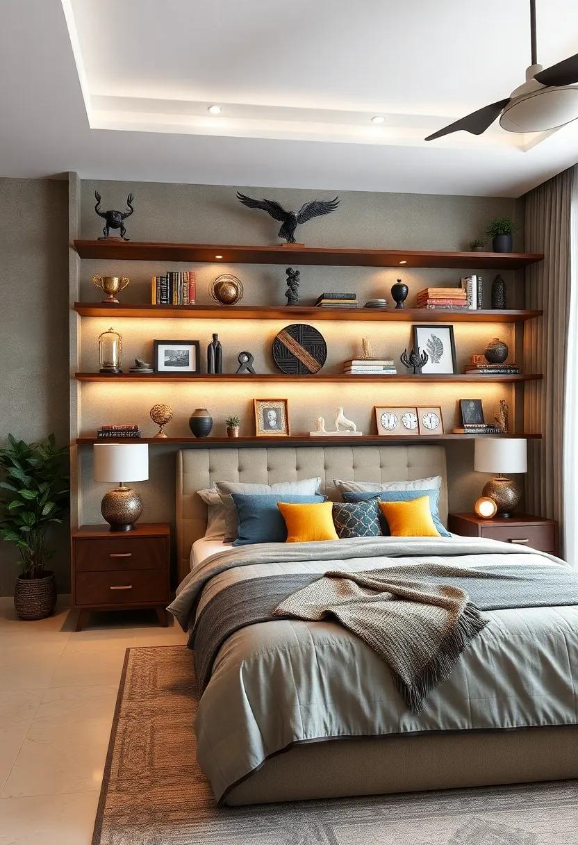 Decorative Shelving: ⁤Install open shelves to⁢ display trophies, books, or travel⁣ memorabilia in an​ organized yet ‌impactful way