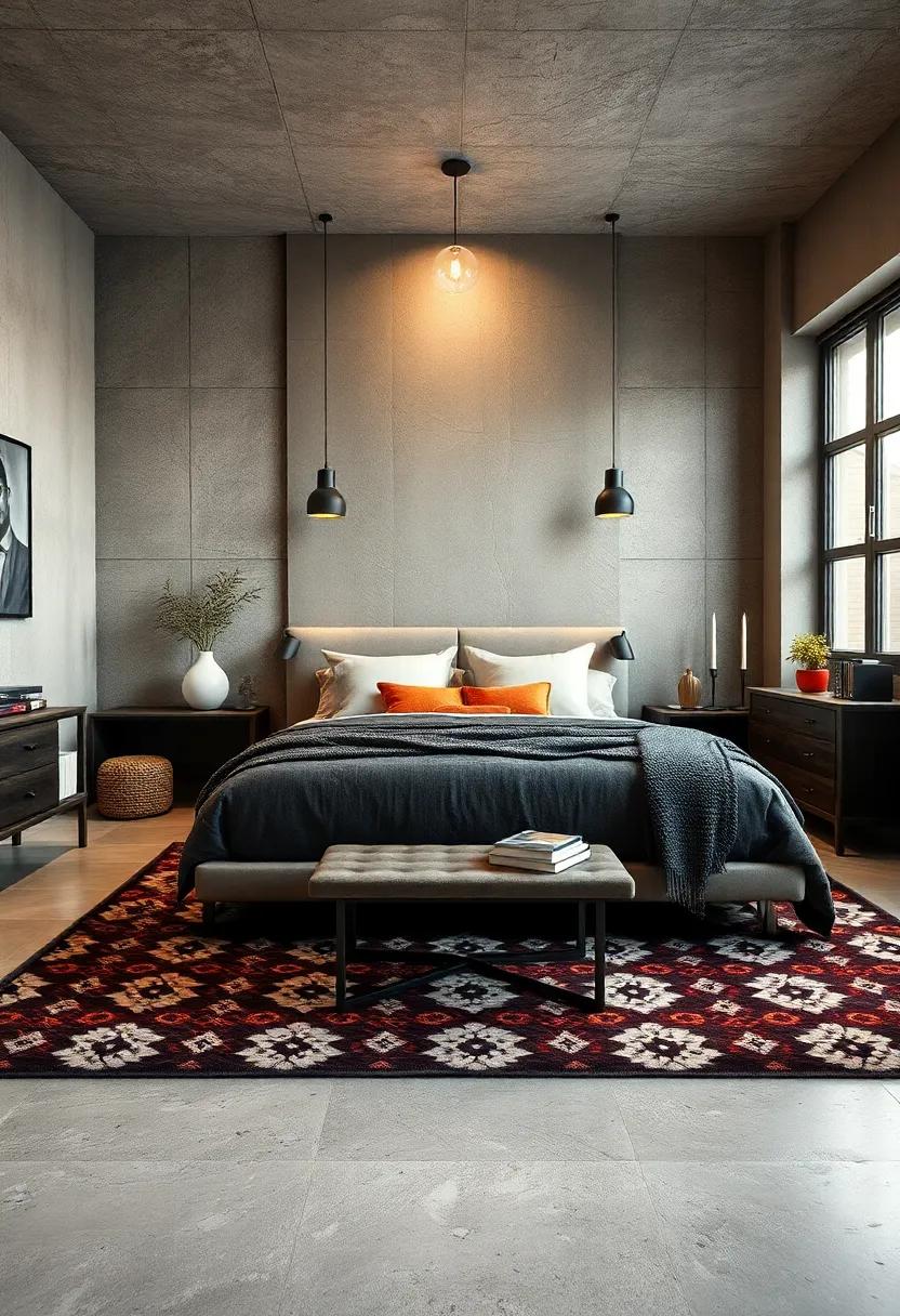 Statement Rugs: Choose large ⁣area rugs with geometric or ⁣bold‍ patterns to ground the space⁤ and add character