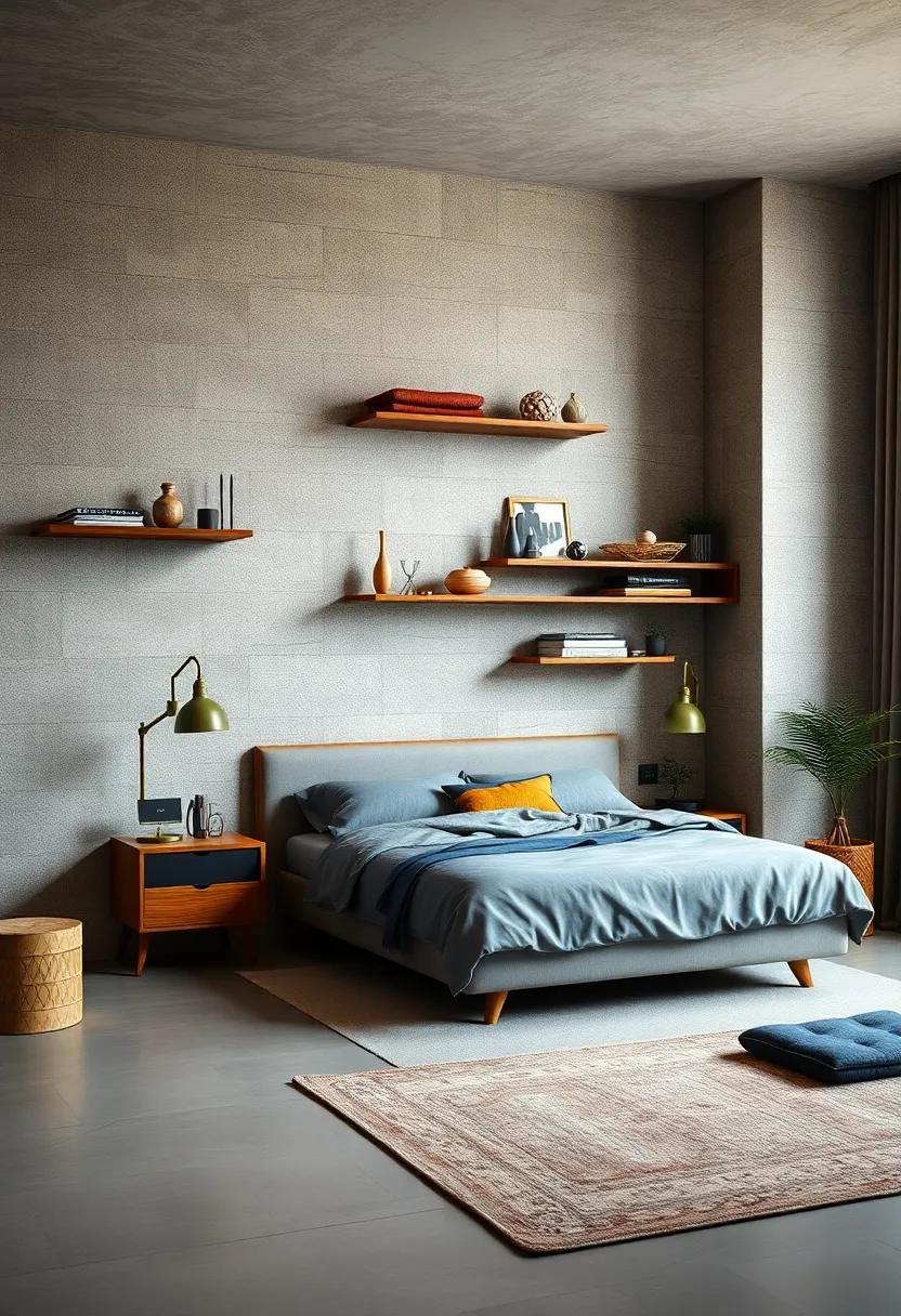 Wall-mounted ⁢Storage: Utilize wall-mounted shelves or⁤ cabinets ⁢to ‌keep​ surfaces clean ⁣and emphasize the room's architectural elements