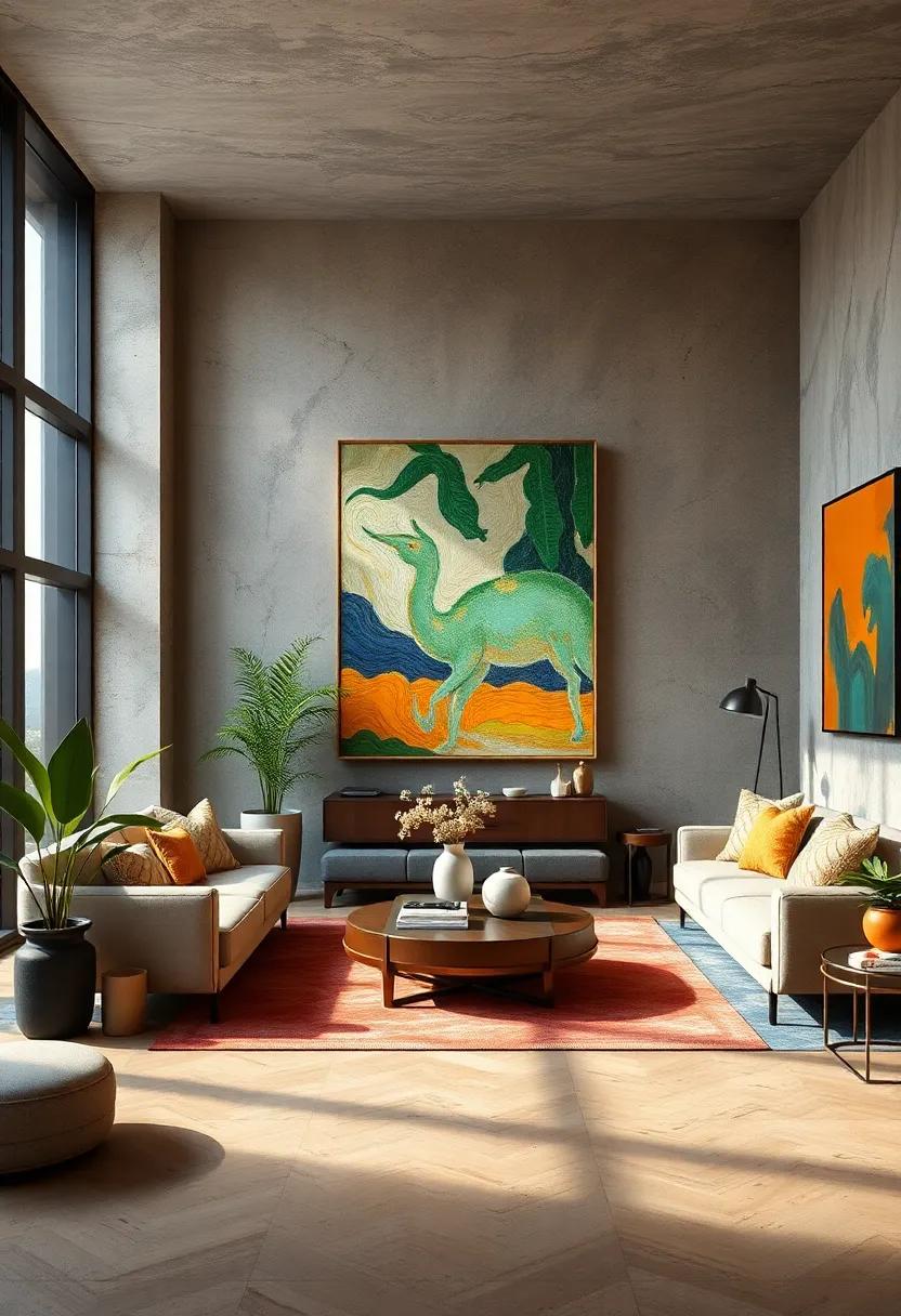 Art-Inspired Spaces: Let your⁣ favorite⁤ artists guide your interior style, using their colors ​and‌ motifs to craft an awe-inspiring sanctuary
