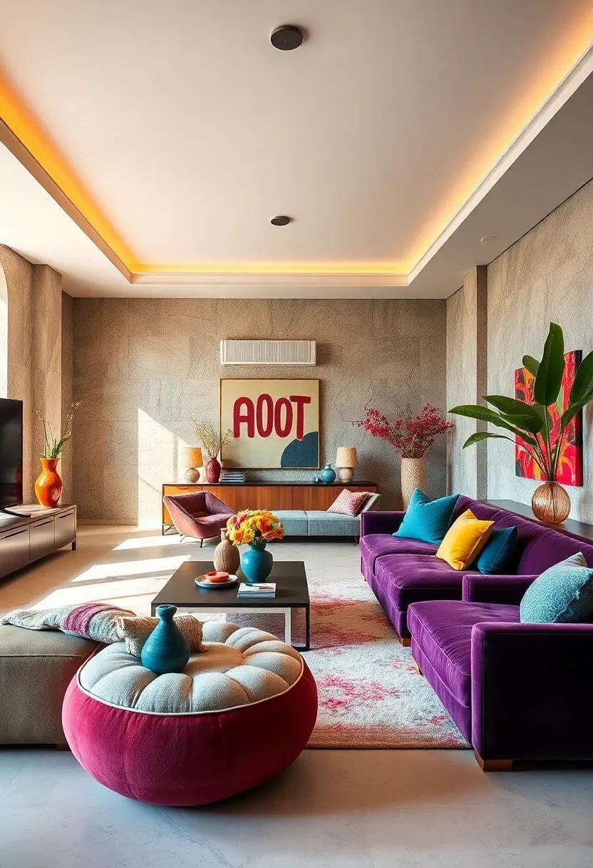 Playful ⁢Accessories: Inject character with whimsical decor items, such as animal ​figurines,⁤ colorful vases, or oversized cushions ‍that embrace a sense ⁢of ⁣fun
