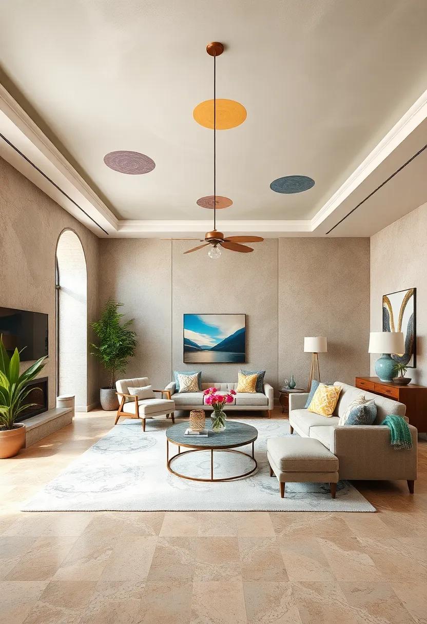 Whimsical Ceilings: Don’t forget about the ‌fifth wall! Paint or decorate your ⁢ceiling for an​ unexpected⁢ pop that draws⁤ the eye upwards