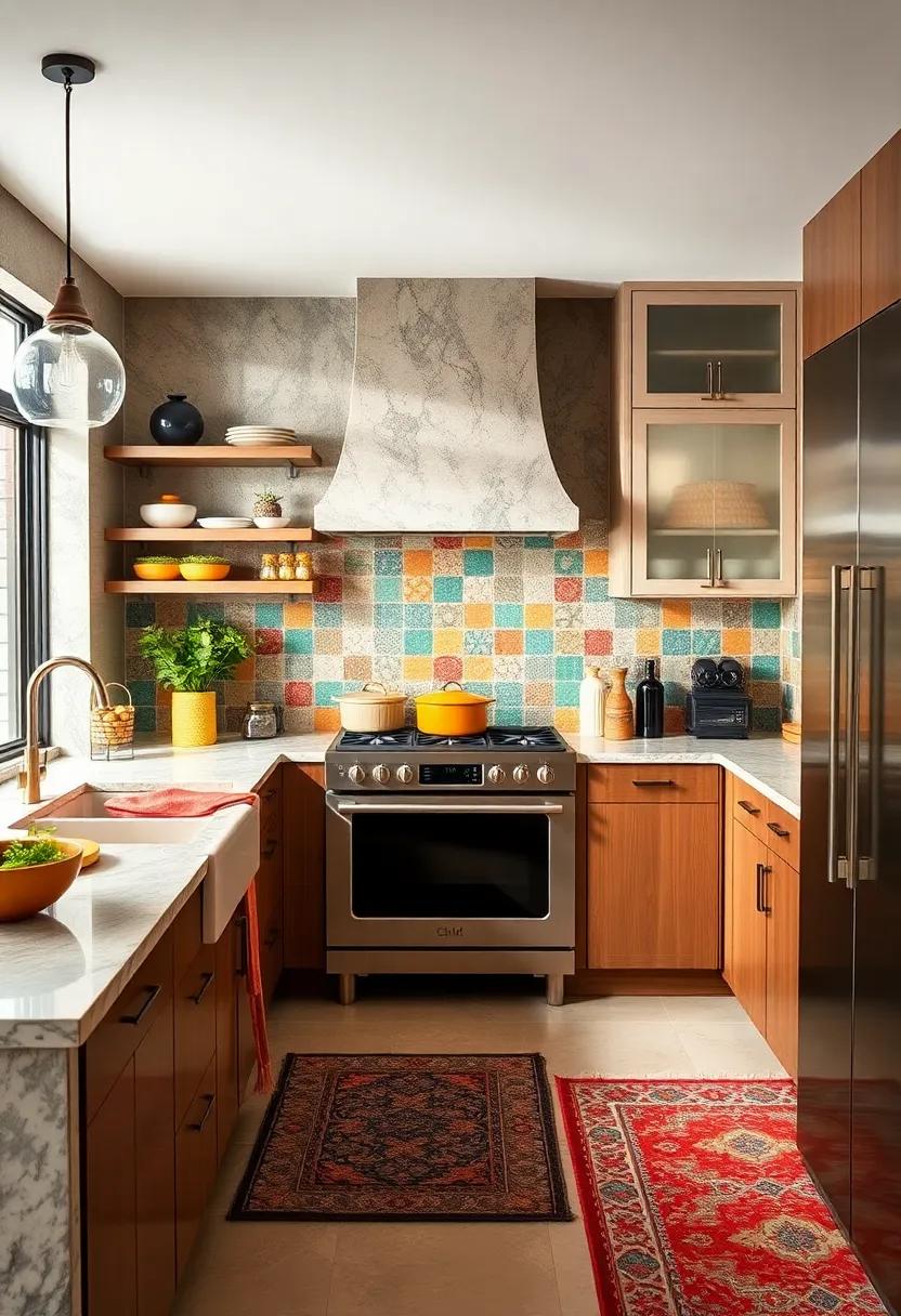 Bold backsplash designs: Experiment with tile designs that feature an array of colors and ⁤patterns for‌ a vibrant focal point⁢ behind your stove