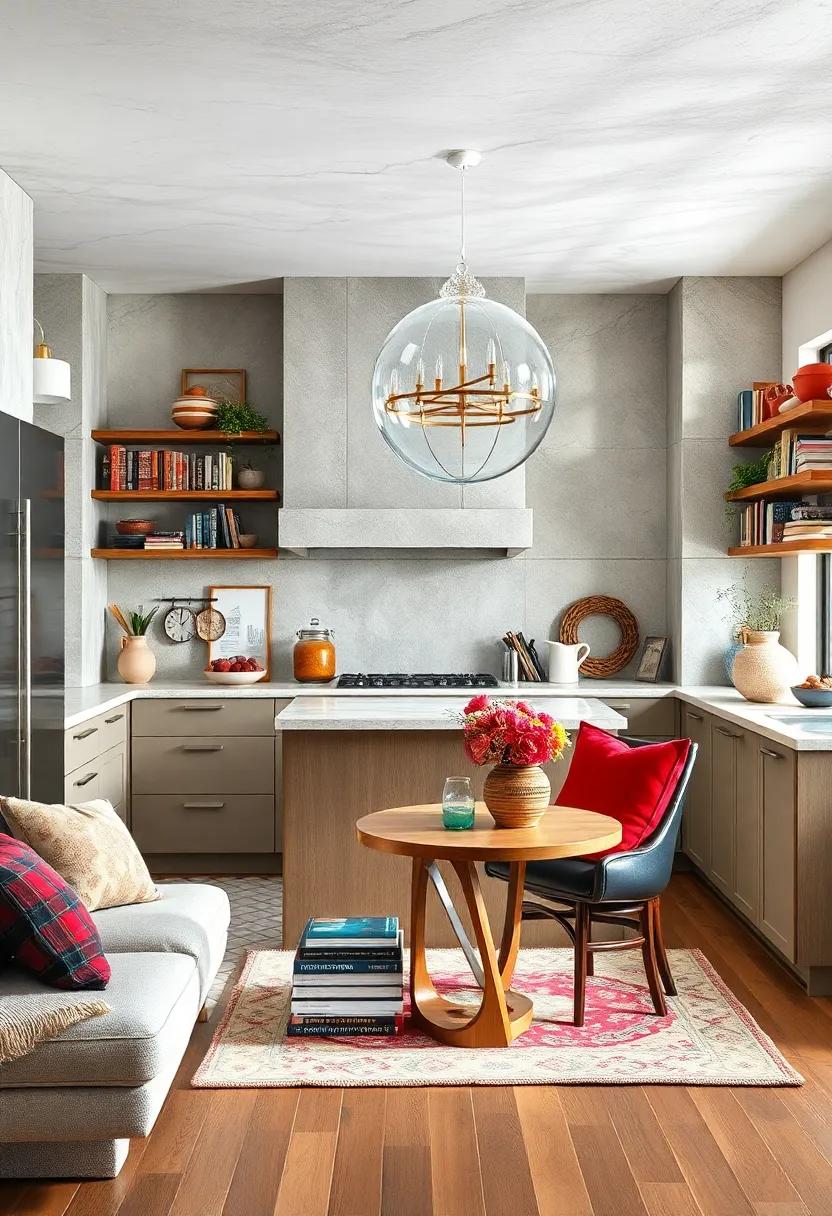 Layering with books: ‌Use your cookbooks‍ not just for recipes but as decorative pieces​ that add warmth and character to your kitchen