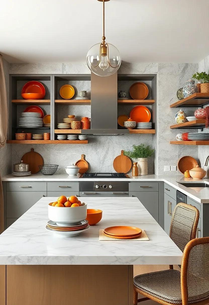 Personalized dishware: Fill your cabinets with colorful dishes ​from different places to create a⁣ global feel and an eclectic dining experience