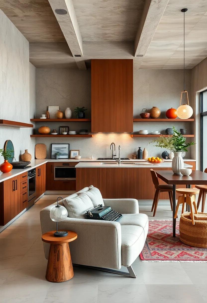 Unexpected accents: ​Incorporate quirky objects,like a vintage typewriter or a sculptural vase,to showcase your personality and‌ creativity