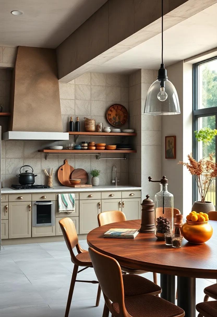 Vintage finds: Incorporate unique vintage pieces, such as antique spice jars or an old-fashioned coffee⁤ grinder, to create a sense of history