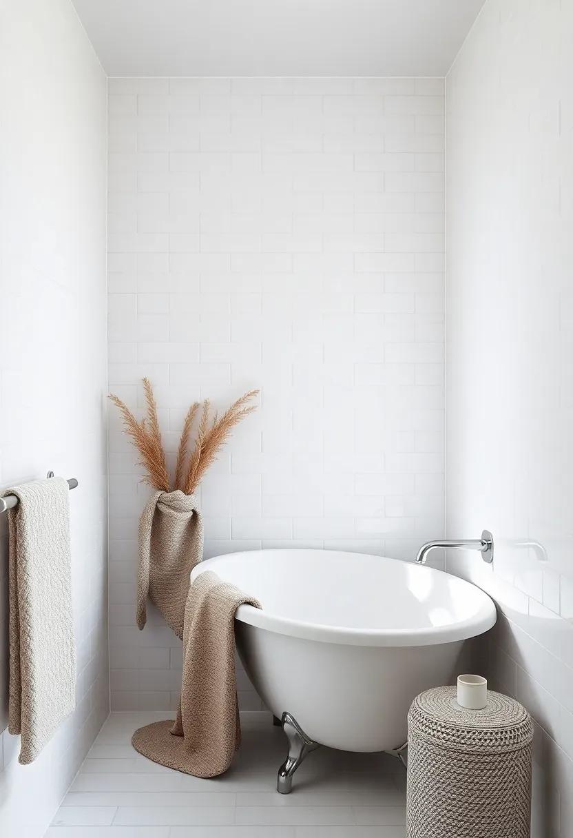 A ‍Touch of​ Texture: Layering Fabrics for a‌ Cozy Bathroom‍ Environment