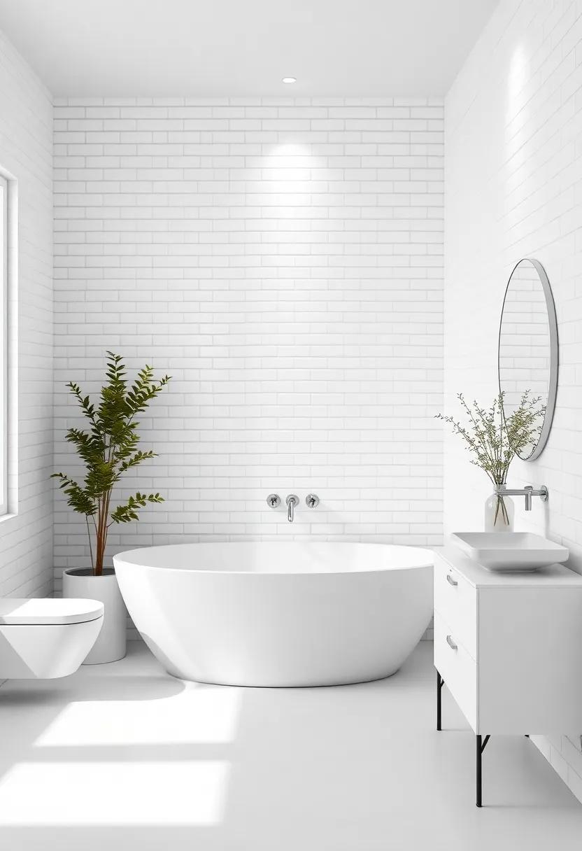 Creating a Serene Oasis: The Allure of⁣ White Tiles in Your Bathroom